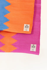 +351 & GUR RUG TANGERINE & DENIM BLUE