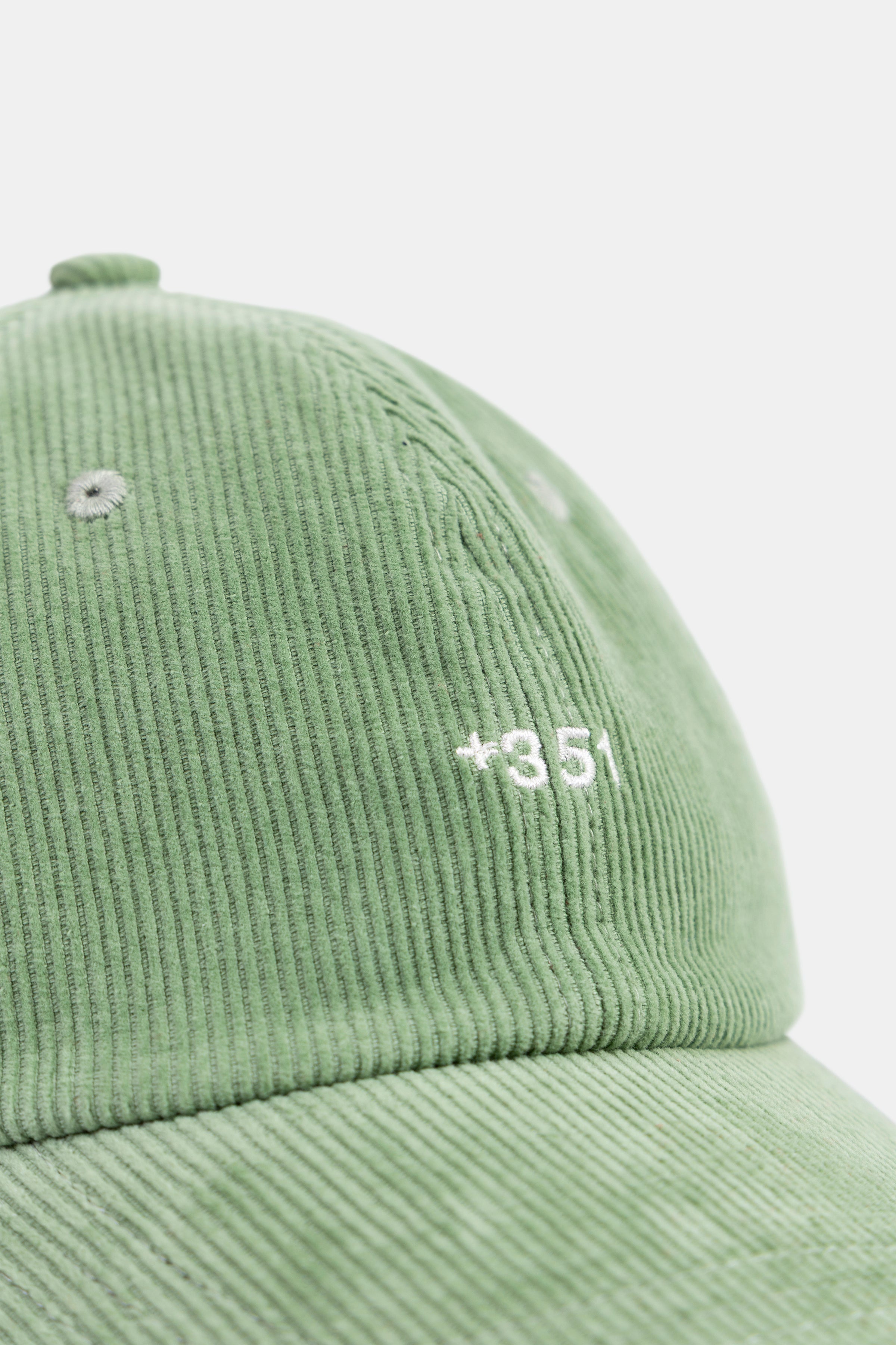 BASEBALL  CAP  +351 CORDS PASTEL GREEN