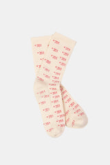 SOCKS CRU/FRAMBOISE