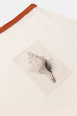 SKIRT GRAPHIC SEASHELL OFF-WHITE