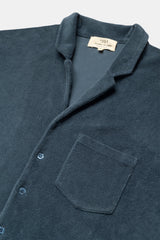 SHIRT LONG SLEEVE TERRY BLUE NAVY