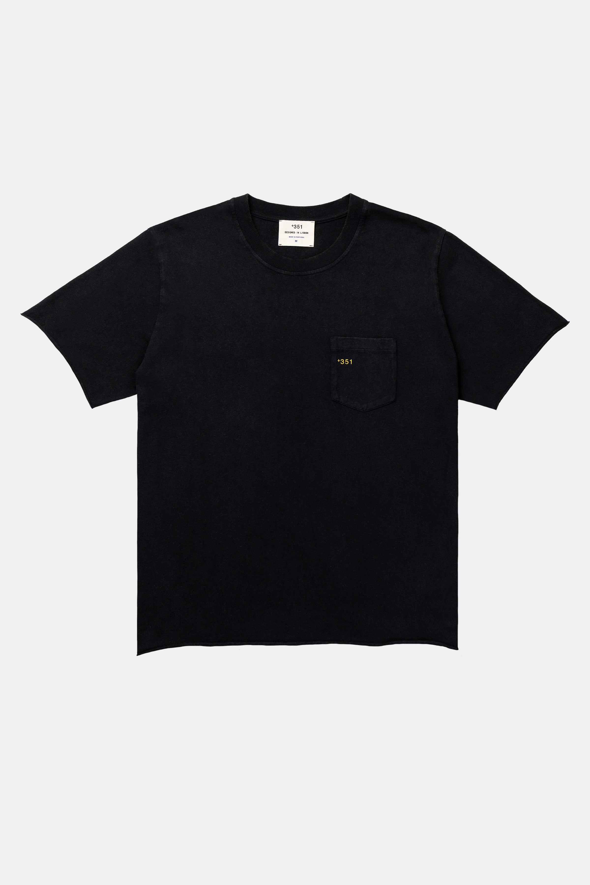 T-SHIRT HEAVYWEIGHT PARIS BLACK FADE OUT