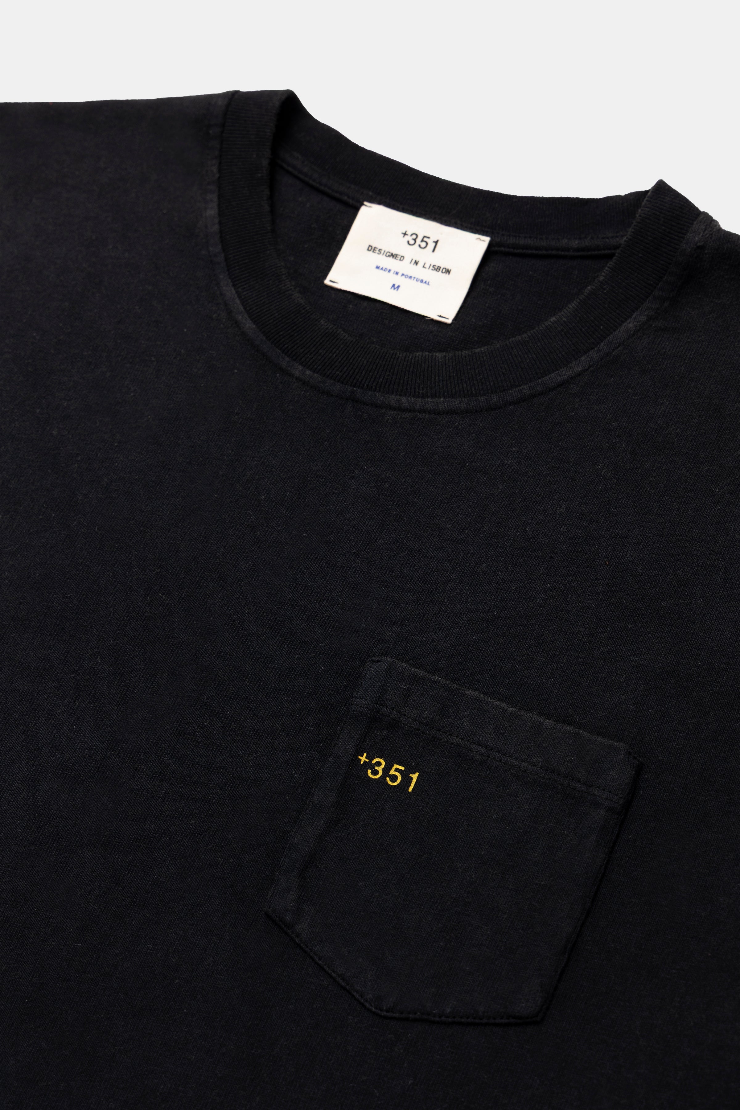 T-SHIRT HEAVYWEIGHT PARIS BLACK FADE OUT