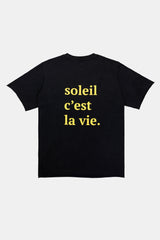 T-SHIRT HEAVYWEIGHT PARIS BLACK FADE OUT