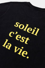 T-SHIRT HEAVYWEIGHT PARIS BLACK FADE OUT