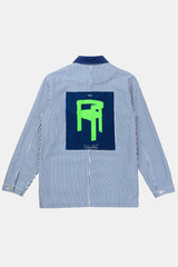 JACKET CANVAS DACIANO DA COSTA STEEL BLUE/CRU