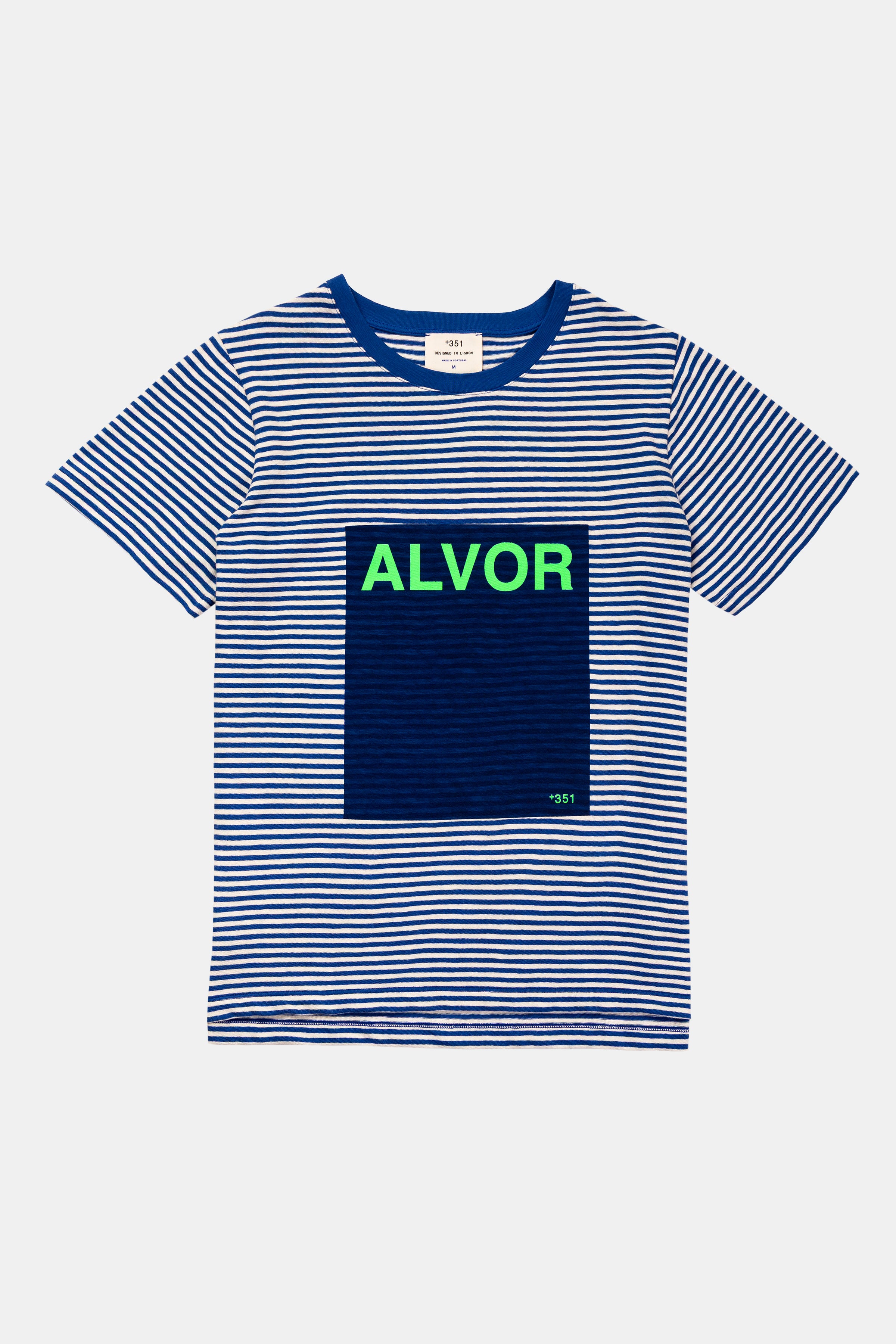 TSHIRT STRIPES DACIANO DA COSTA STEEL BLUE/CRU