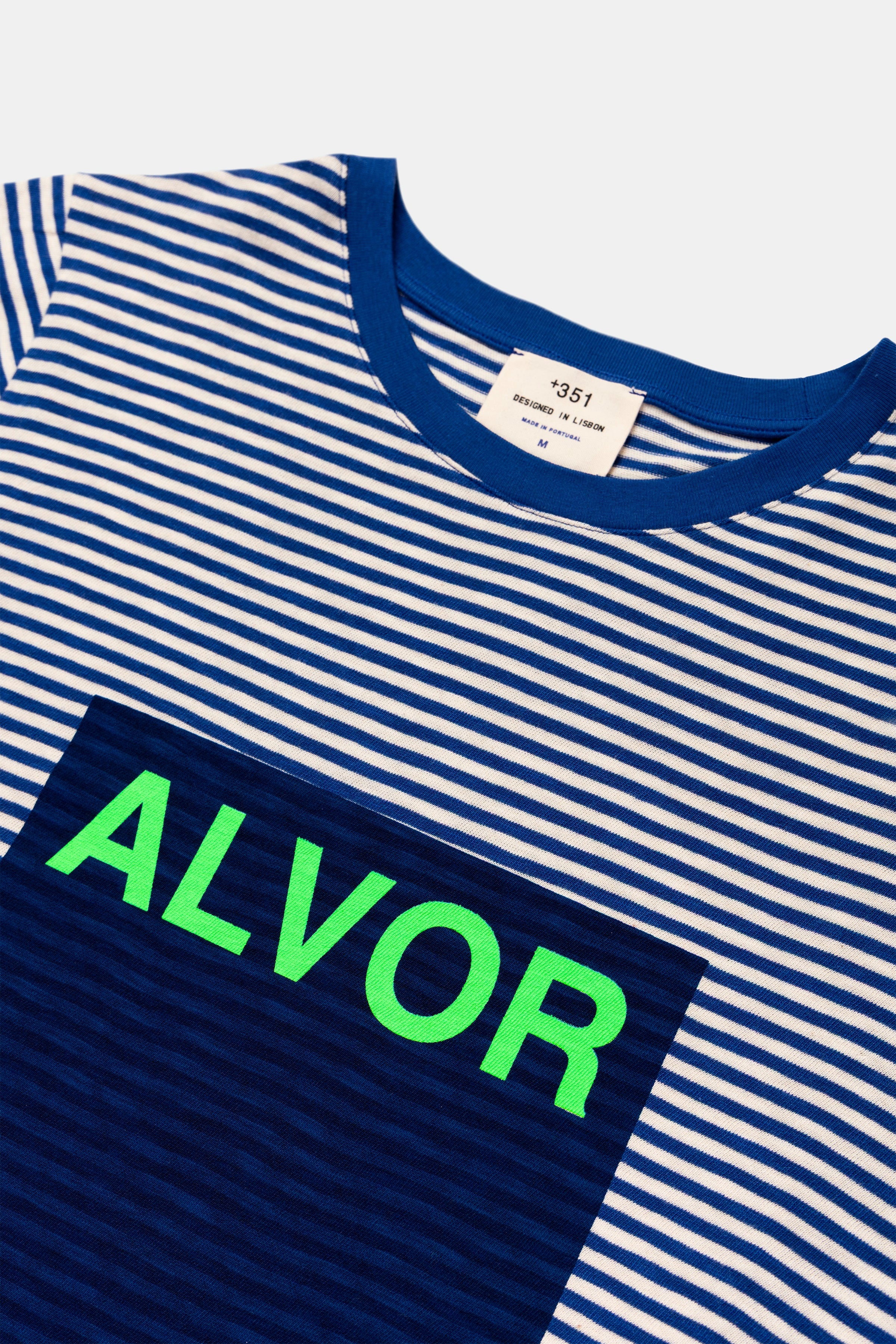 TSHIRT STRIPES DACIANO DA COSTA STEEL BLUE/CRU