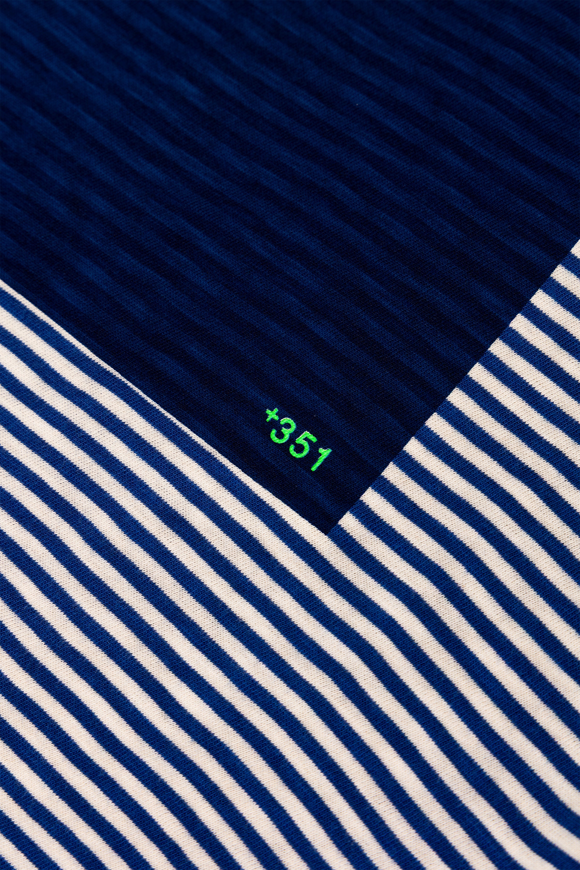 TSHIRT STRIPES DACIANO DA COSTA STEEL BLUE/CRU