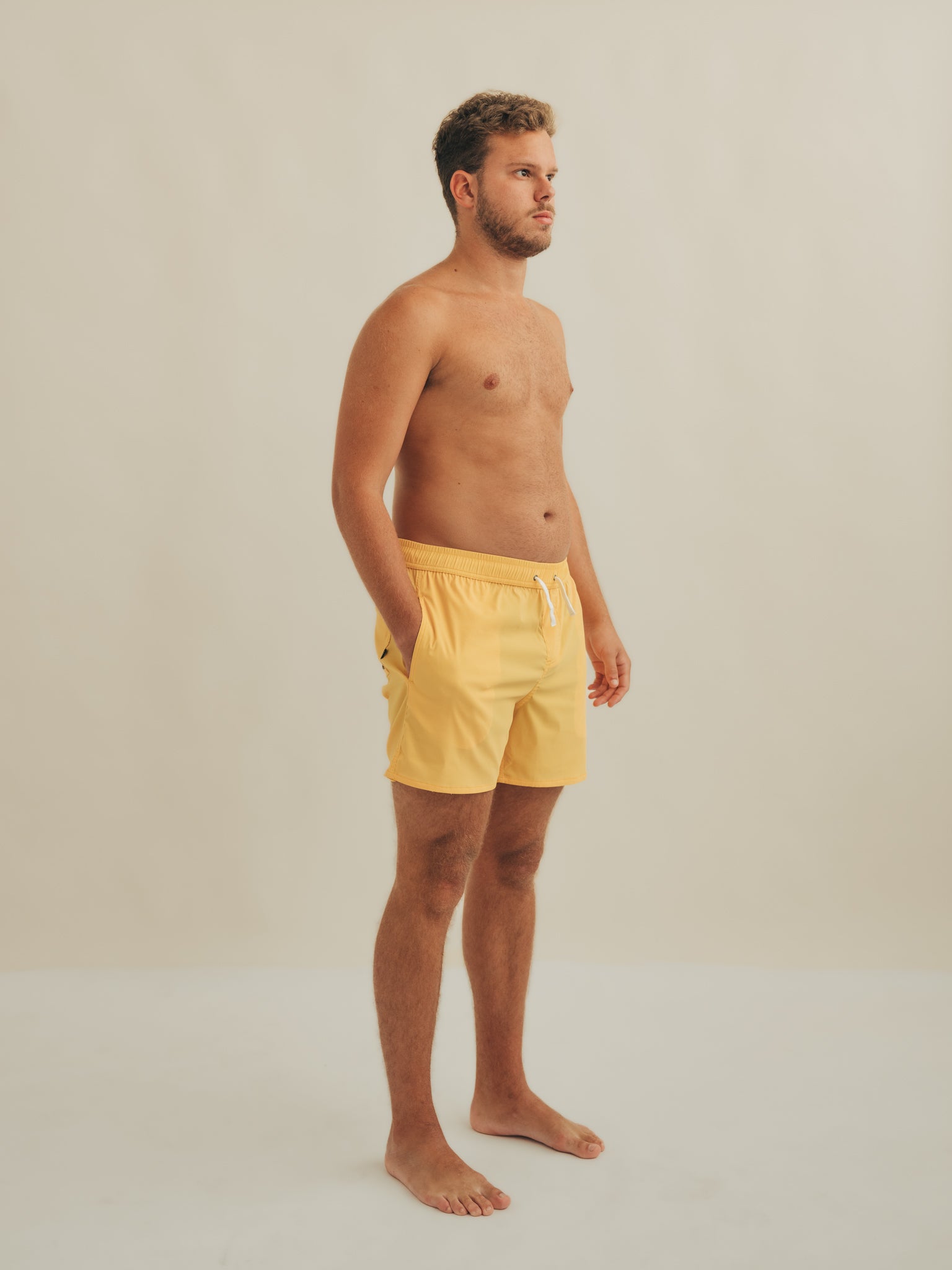 BOARDSHORTS PALE YELLOW