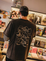 T-SHIRT FOLDER CHARCOAL FADE OUT