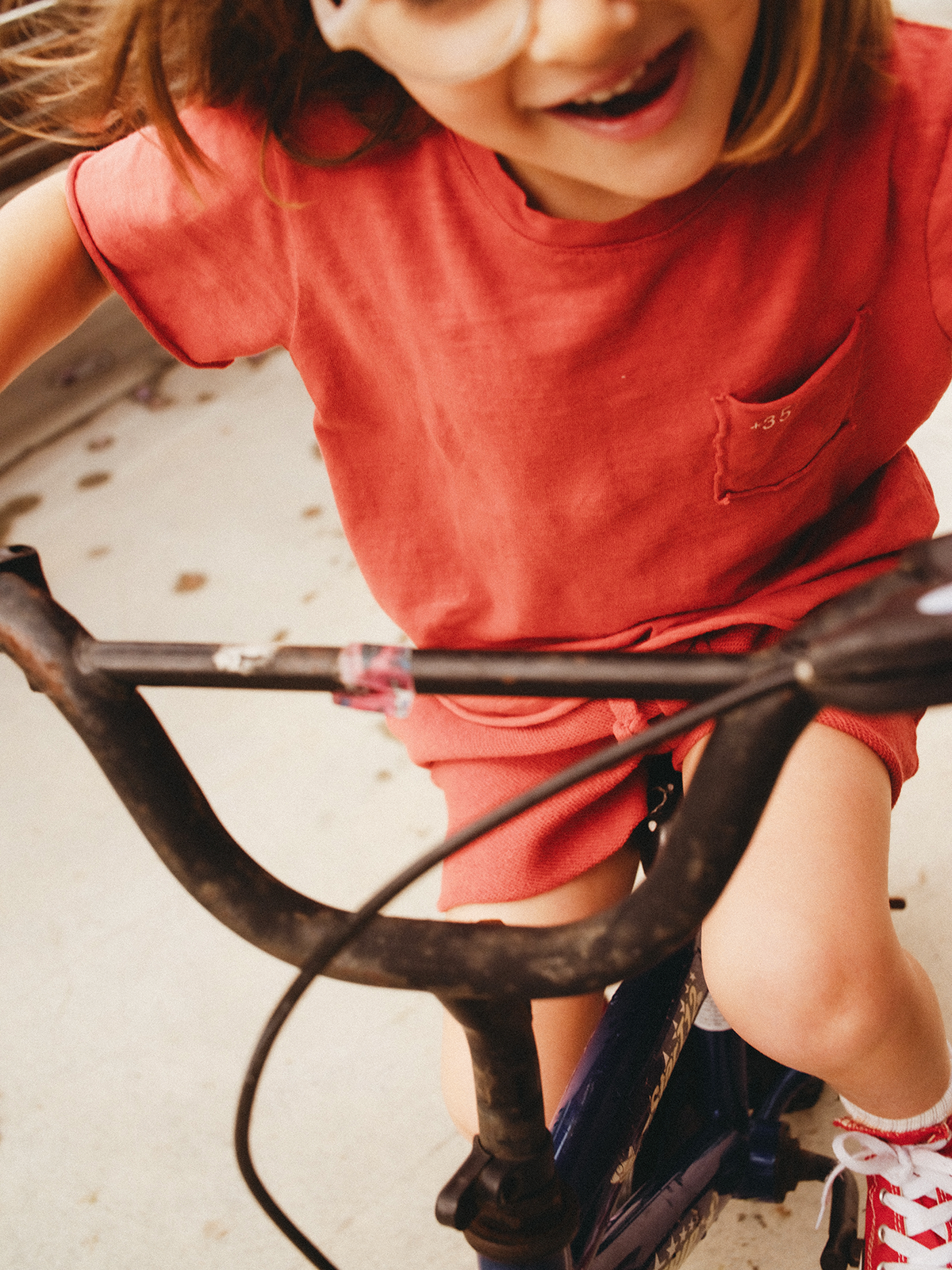 T-SHIRT ESSENTIAL KIDS FRAMBOISE