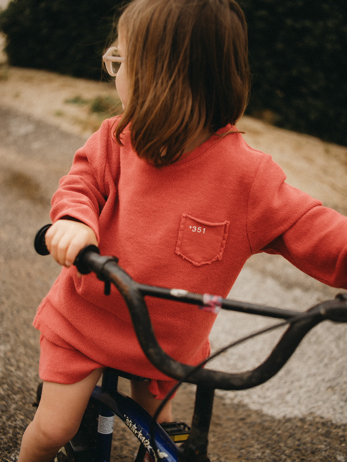SWEATSHIRT RUSTIC KIDS FRAMBOISE