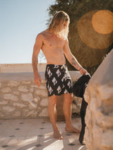 BOARDSHORTS CHARCOAL/PRINT SEASHELL