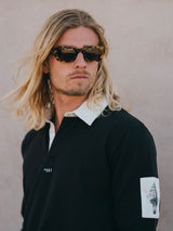 SWEATSHIRT RUGBY POLO BLACK