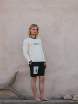 WALKSHORTS TWILL CHARCOAL/PATCH SEASHELL