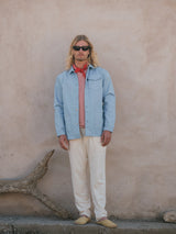 JACKET CANVAS JASMIN BLUE