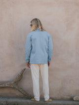 JACKET CANVAS JASMIN BLUE