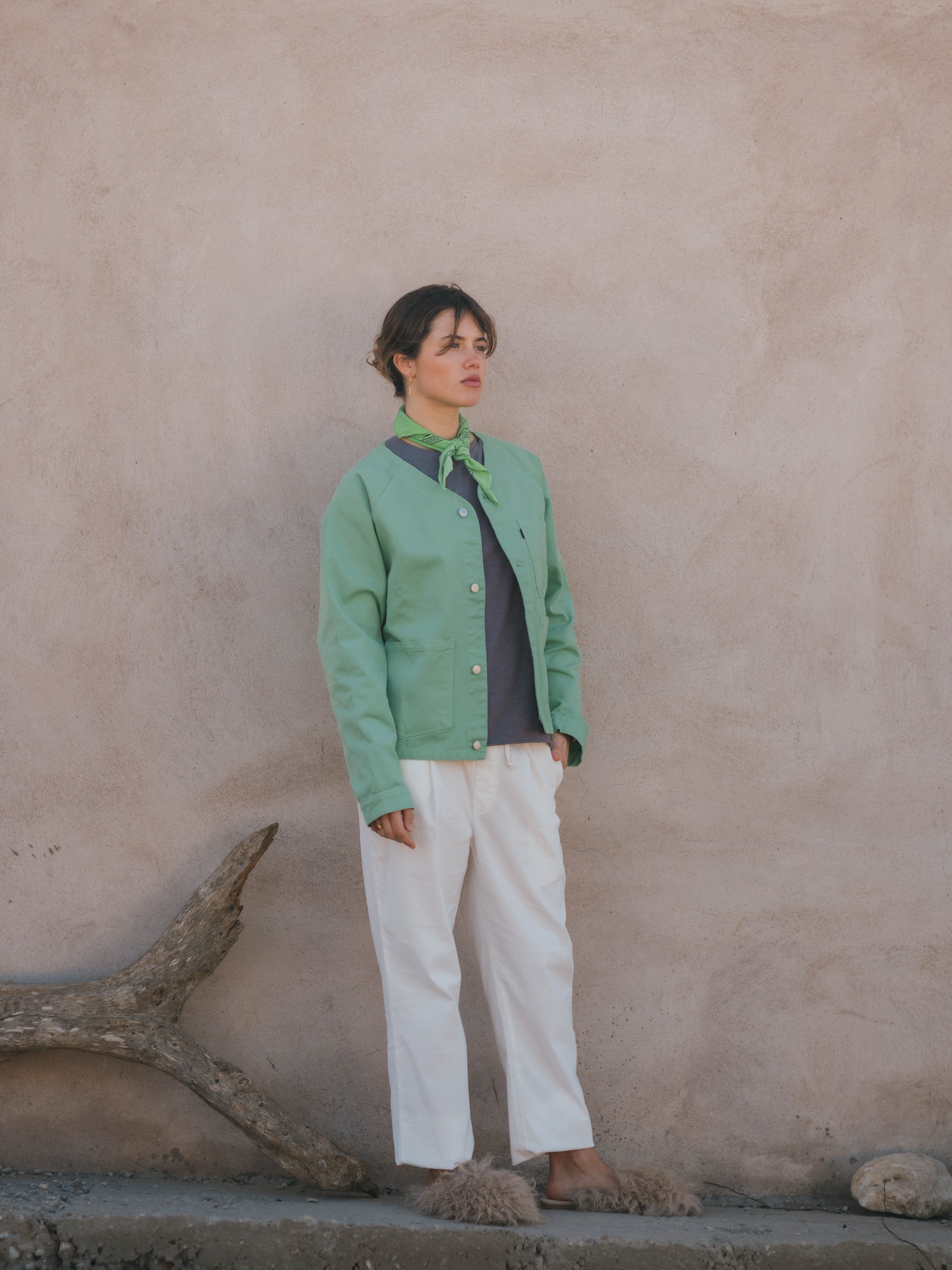 PANTS CHINO SMALL CORDS OFF-WHITE