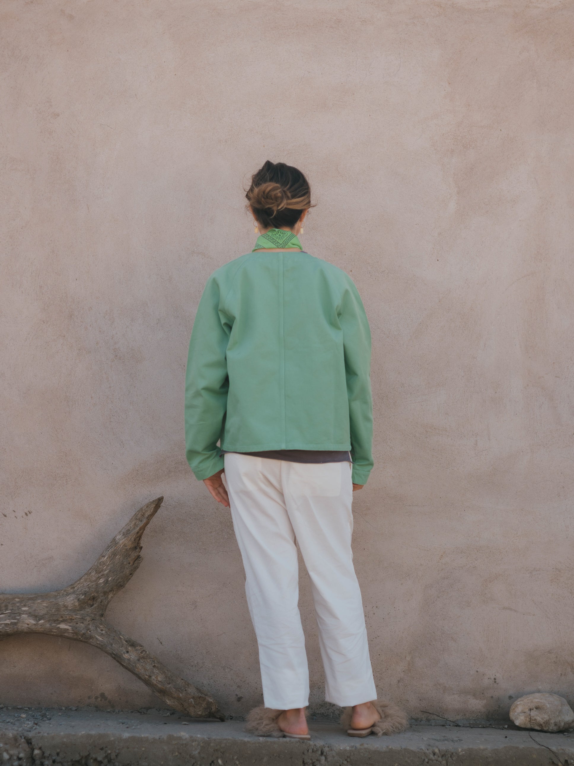 PANTS CHINO SMALL CORDS OFF-WHITE