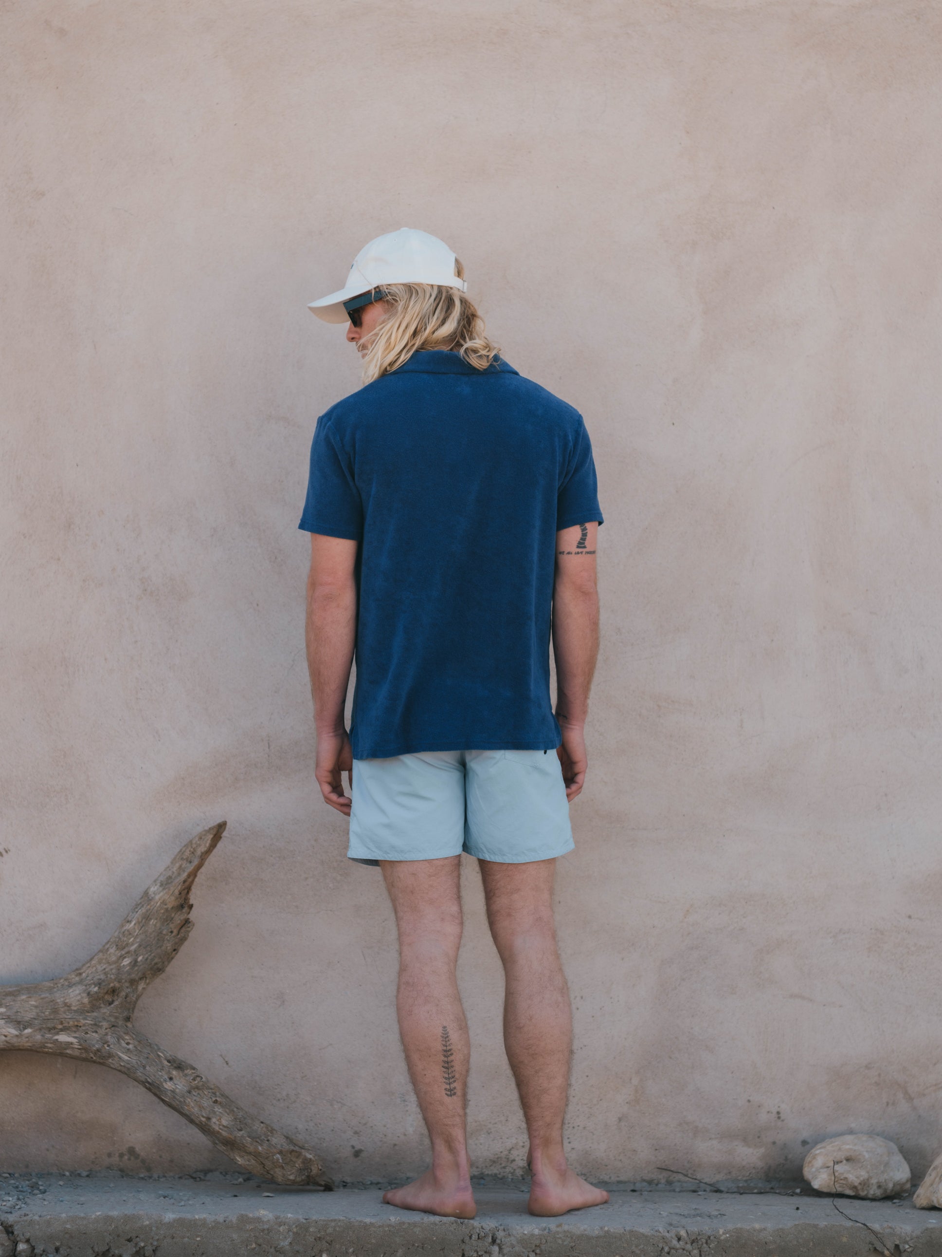 POLO TERRY STEEL BLUE