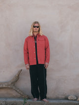 JACKET CANVAS FRAMBOISE