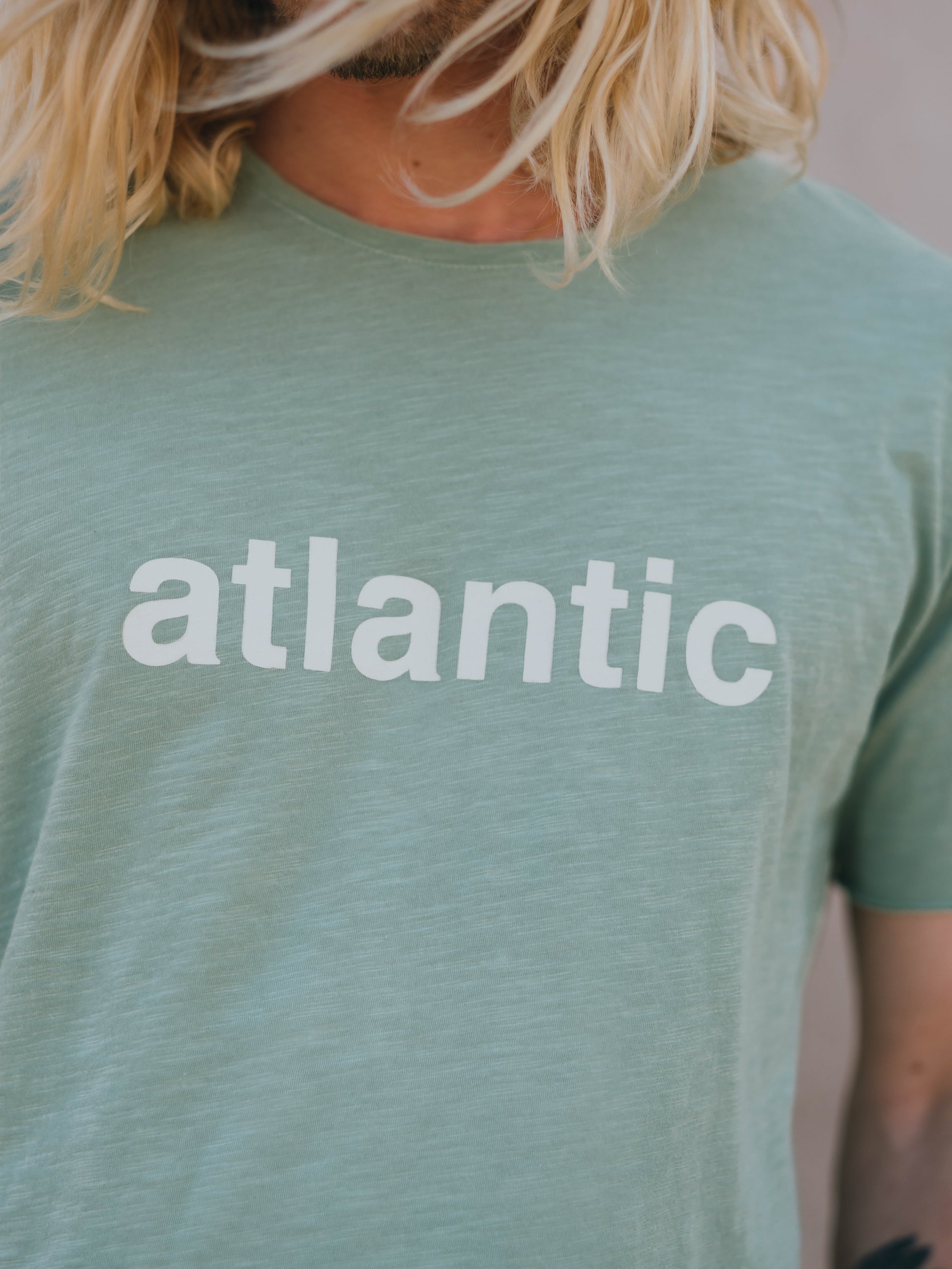 T-SHIRT ATLANTIC WATER GREEN/CRU