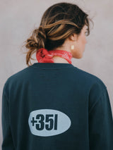 LONG SLEEVE GRAPHIC LOGO +351 CHARCOAL