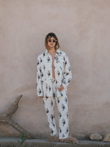 JACKET SPECIAL EDITION CANVAS OFF-WHITE/PRINT SEASHELL