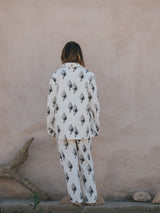JACKET SPECIAL EDITION CANVAS OFF-WHITE/PRINT SEASHELL