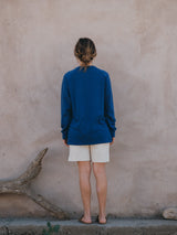 LONG SLEEVE ESSENTIAL STEEL BLUE