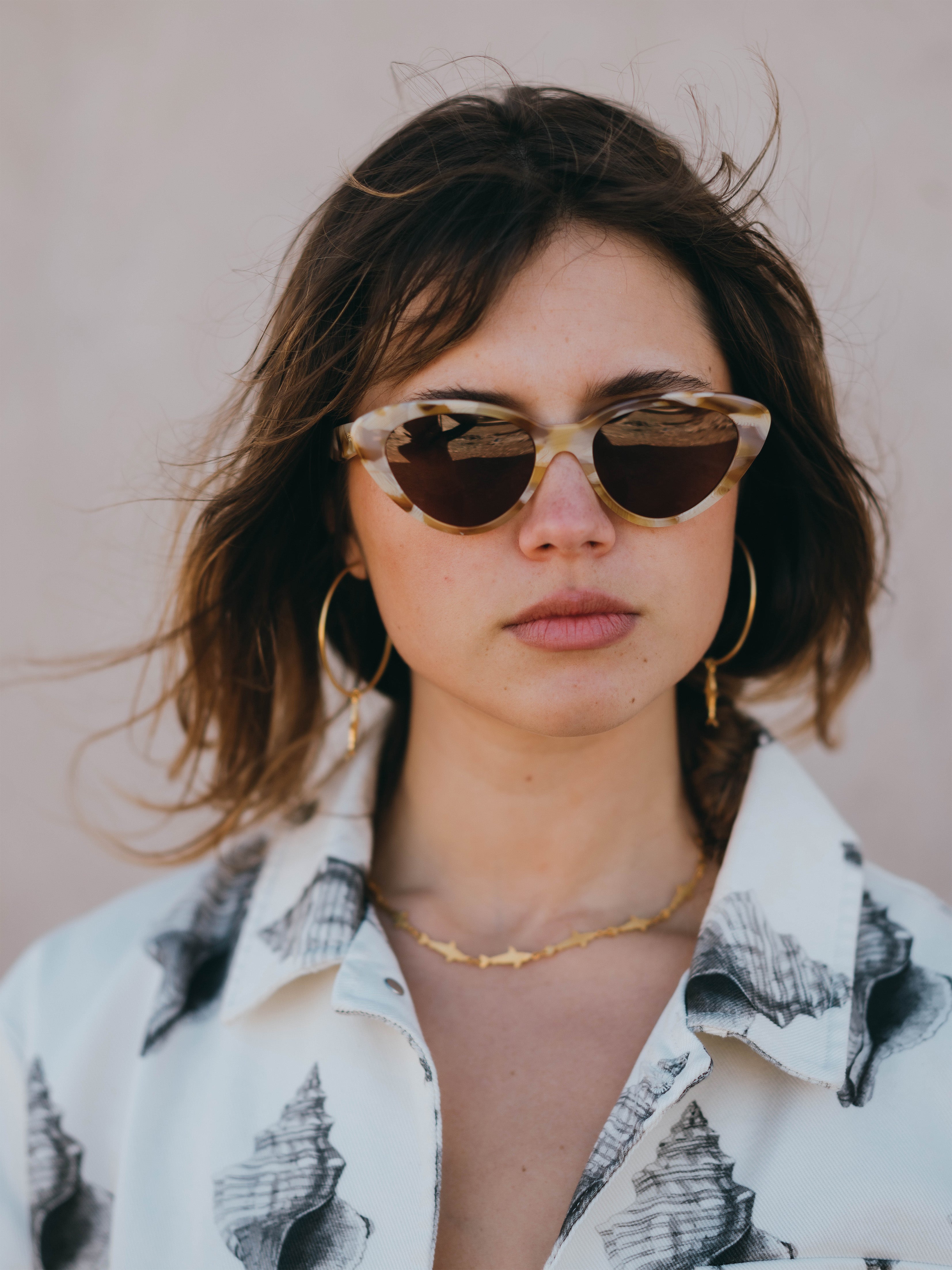 SUNGLASSES MEDEA BEGE
