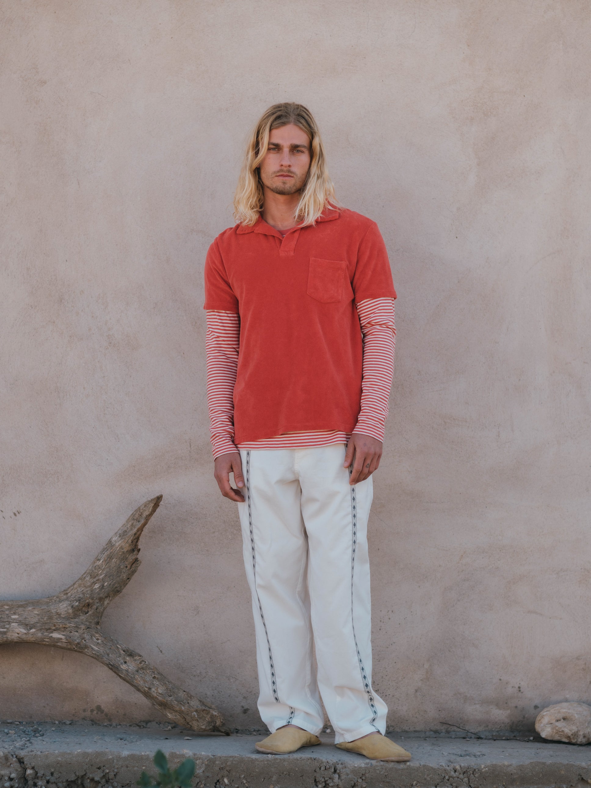 POLO TERRY FRAMBOISE