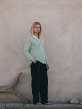 SWEATSHIRT RUGBY POLO WATER GREEN