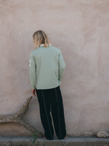 SWEATSHIRT RUGBY POLO WATER GREEN