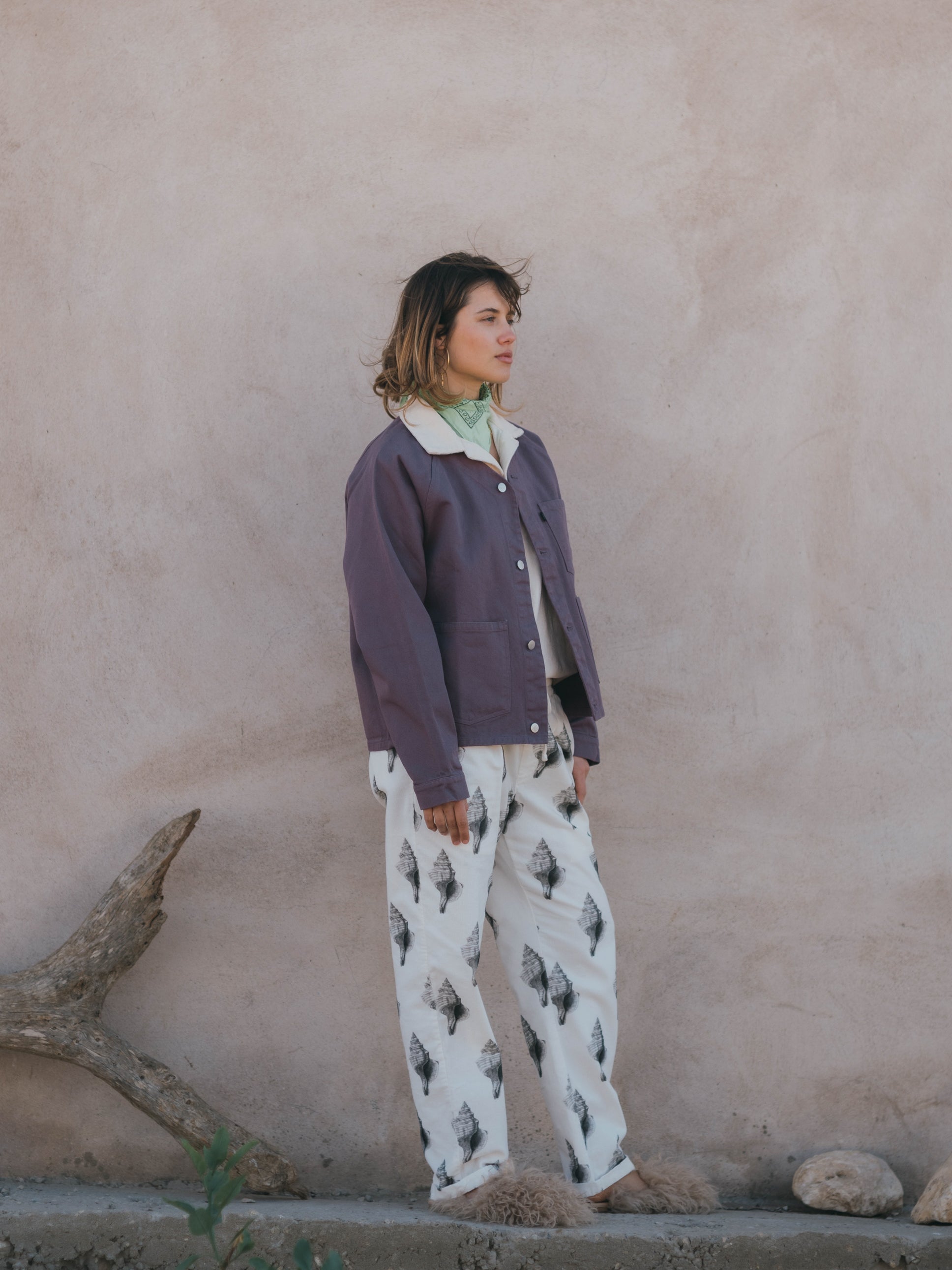 BASEBALL JACKET VIOLET