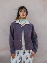 BASEBALL JACKET VIOLET