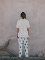 PANTS SPECIAL EDITION CANVAS OFF-WHITE/PRINT SEASHELL