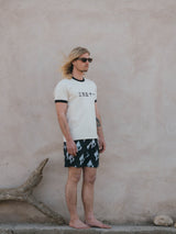 BOARDSHORTS CHARCOAL/PRINT SEASHELL