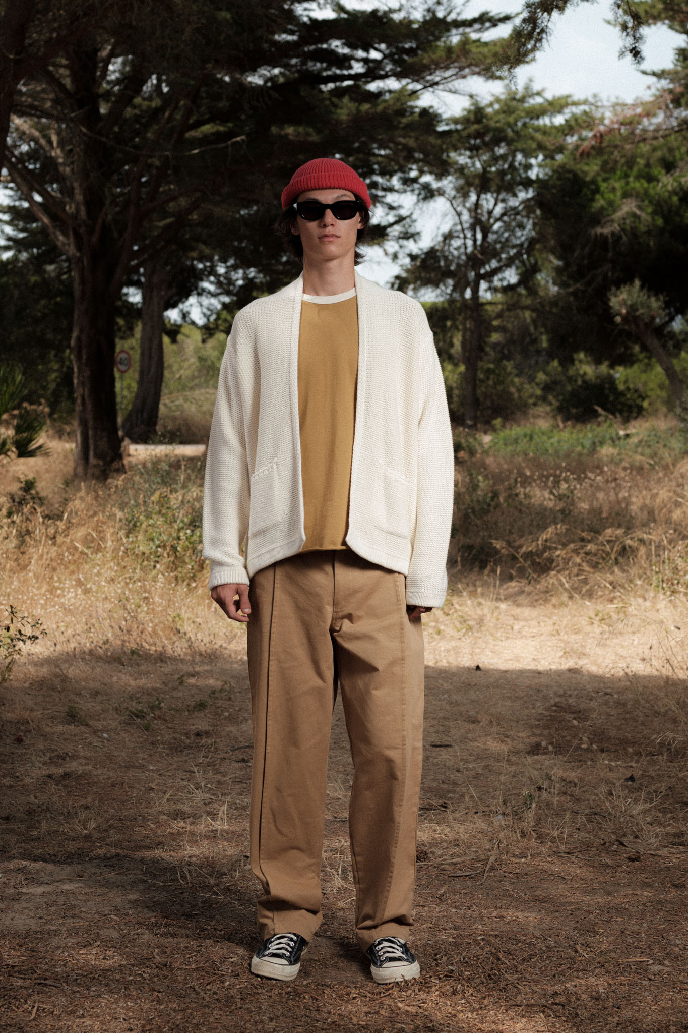 T-SHIRT RINGER CAMEL