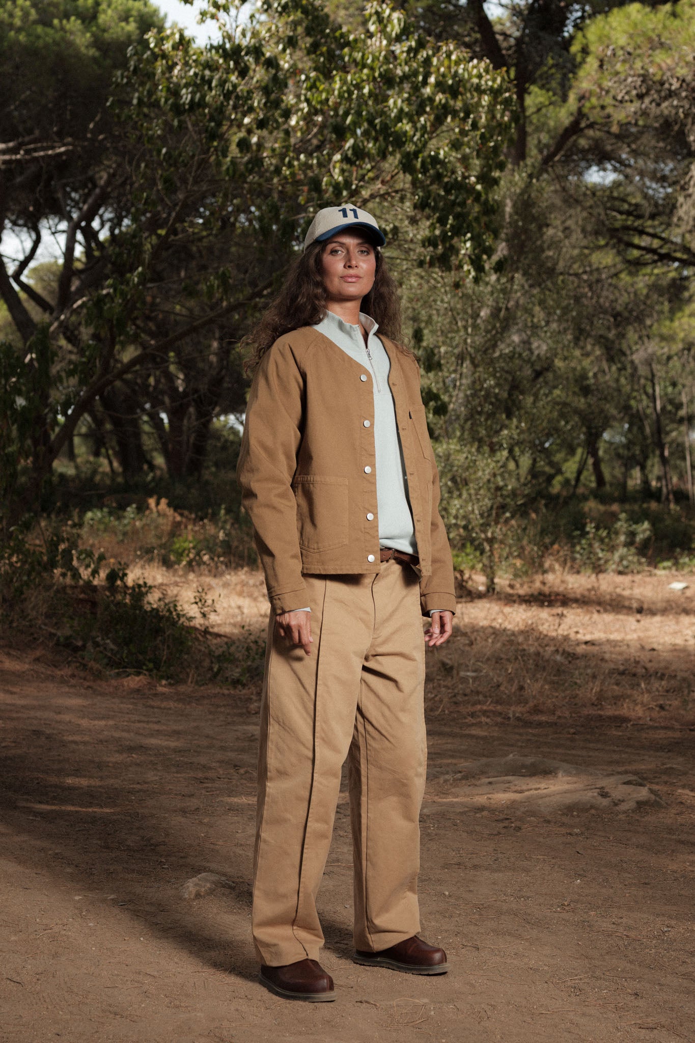 BASEBALL JACKET WINTER CAMEL