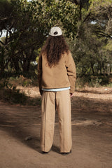 BASEBALL JACKET WINTER CAMEL
