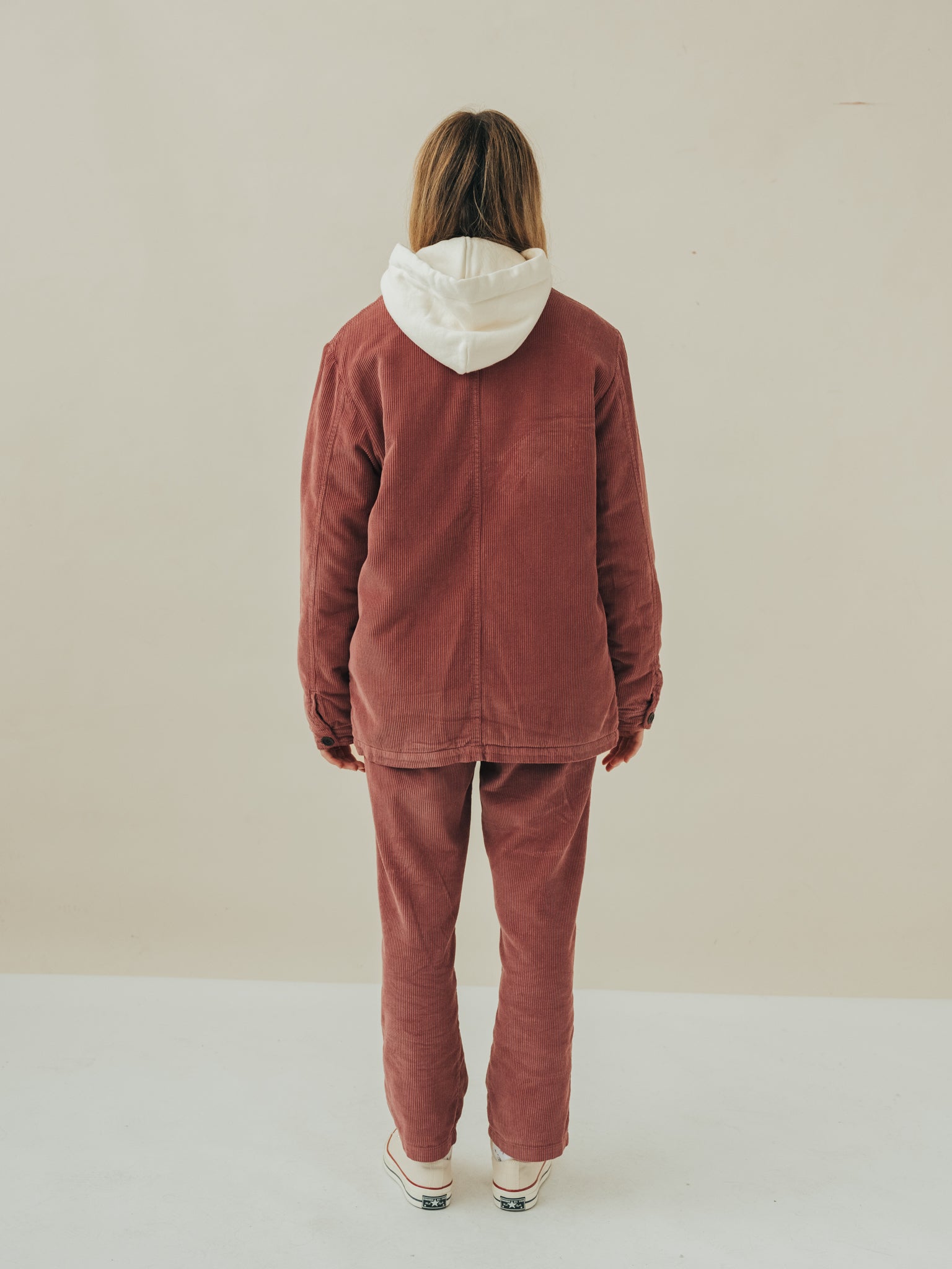 JACKET CORDUROY AUBERGINE