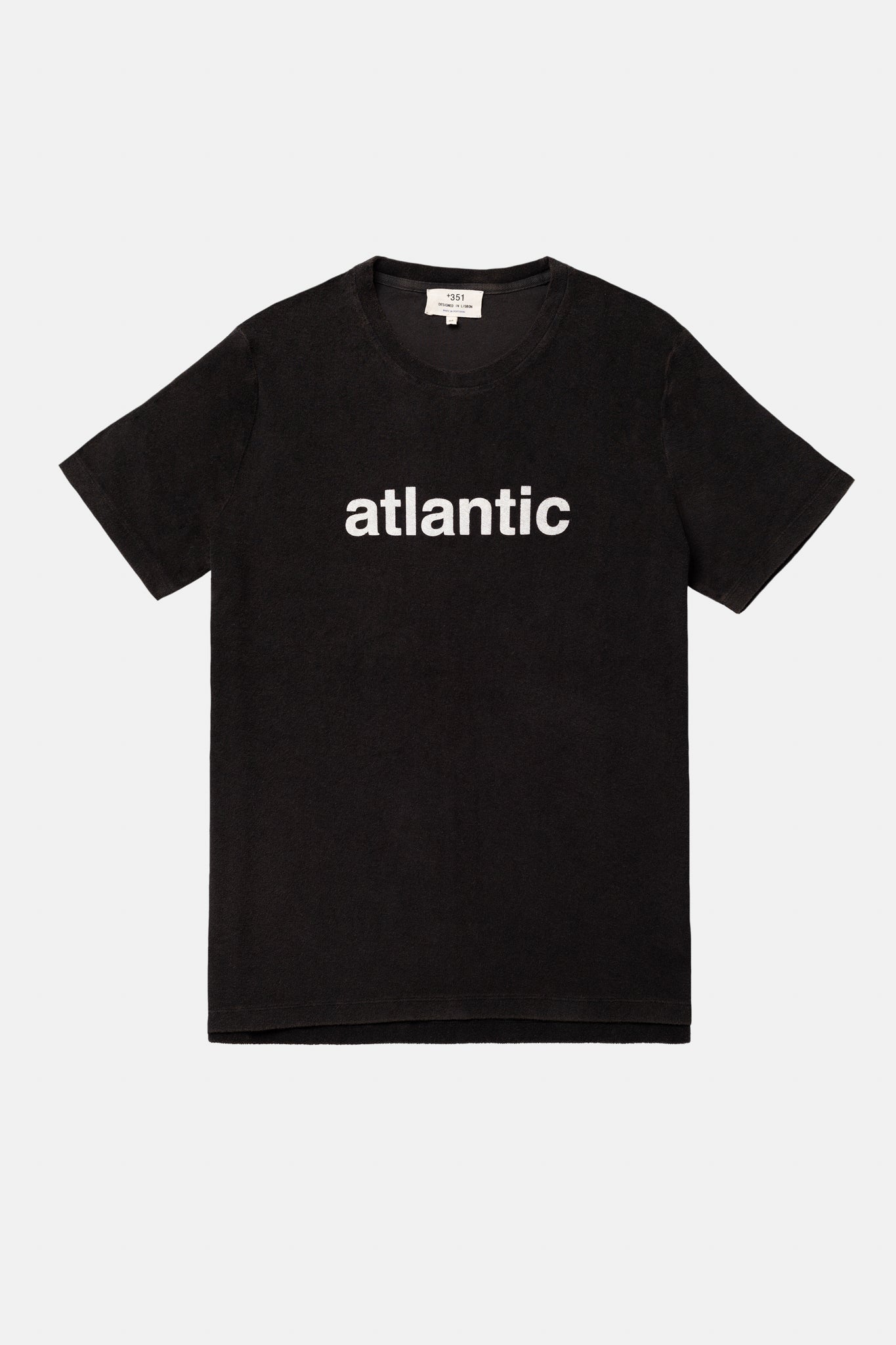 TSHIRT ATLANTIC TERRY CHARCOAL / OFF WHITE