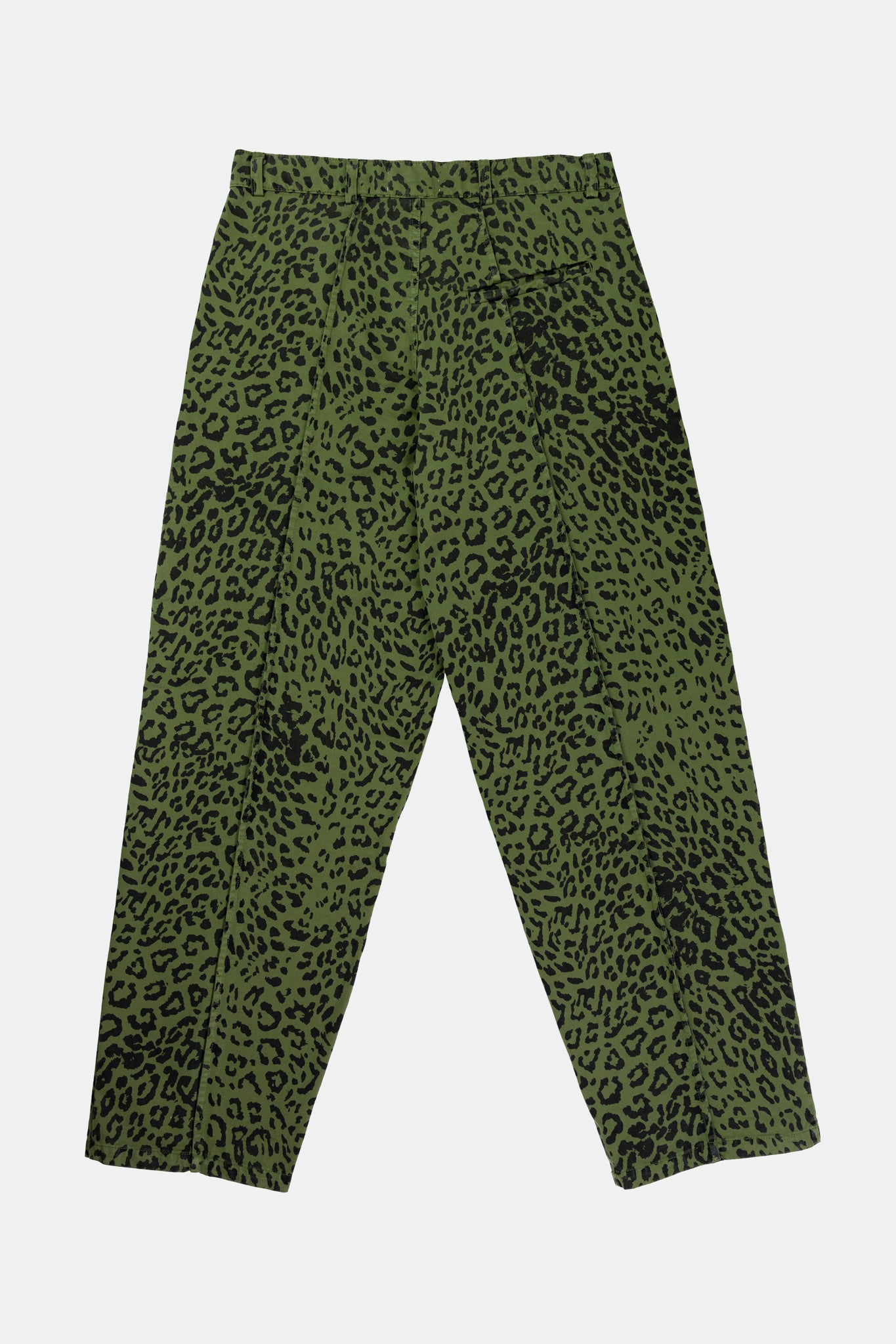 PANTS LEOPARD GREEN