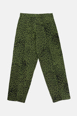 PANTS LEOPARD GREEN
