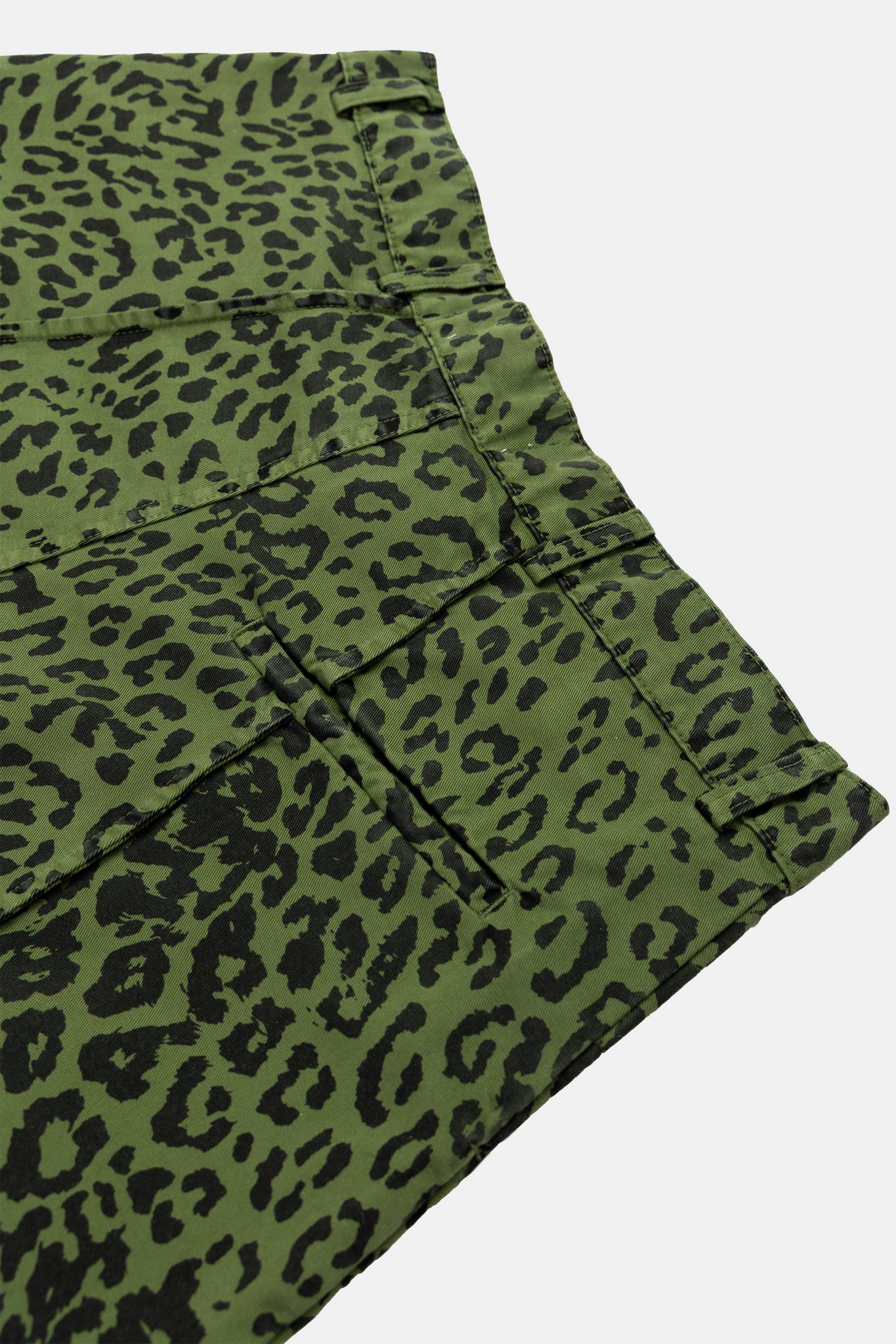 PANTS LEOPARD GREEN