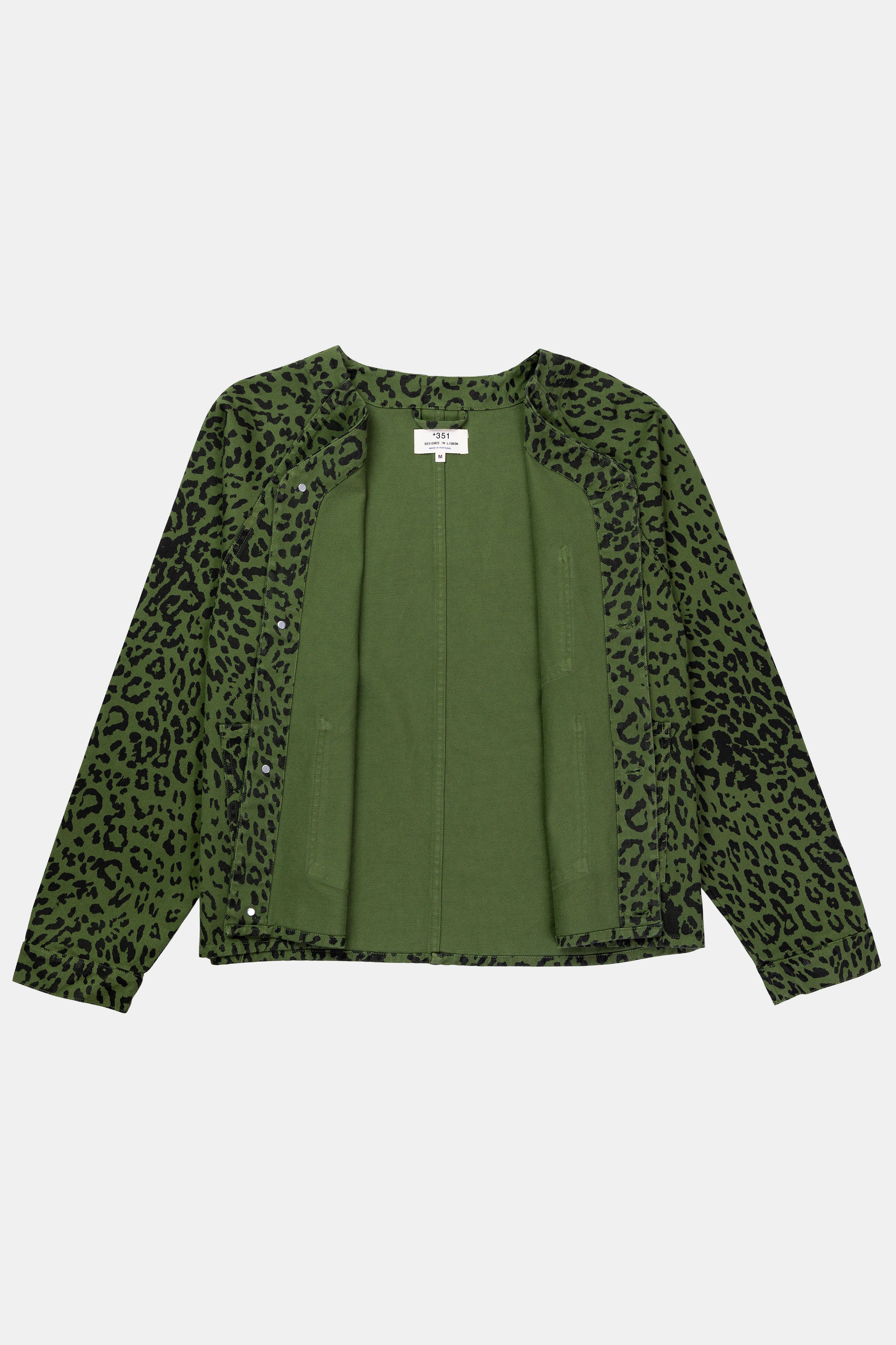 JACKET LEOPARD GREEN