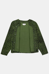 JACKET LEOPARD GREEN