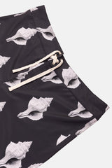 BOARDSHORTS CHARCOAL/PRINT SEASHELL